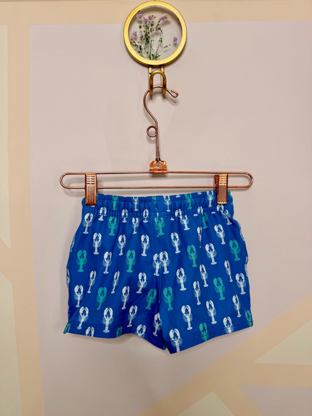 Vineyard Vines Blue Lobster Swim Trunks with Green Accents - Picture 5 of 5